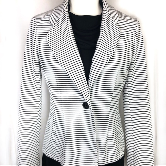 Calvin Klein Jackets & Blazers - ☀️Calvin Klein black&white pin striped blazer☀️